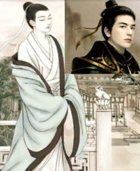 古代都是全部束发起来的.后面不披发吗?半束发半披发的内种.