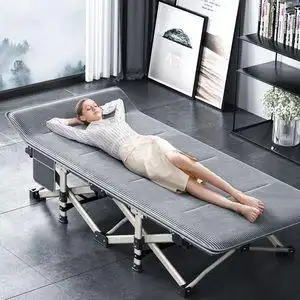 折叠床单人便携款值班室医用陪护病房结实耐用加固午休孕妇尺寸