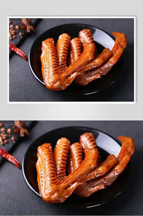 鸭翅卤味卤水美食图片脆椒鸭翅中美食摄影图片立即下载立即下载新鲜