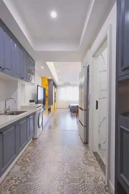 40平的长条形小户型, 单身公寓