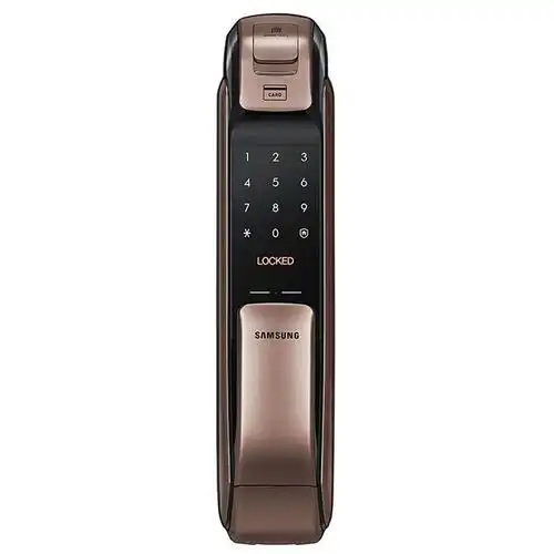 samsung 三星 samsung三星指纹锁电子智能密码锁shp-dp728 古铜色