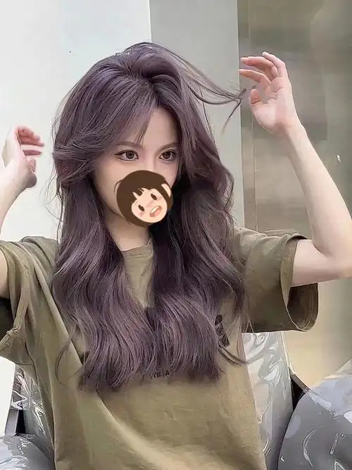 雾霾紫灰紫色小仙女发色