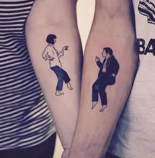 情侣纹身 格外充满爱意的情侣纹身图案