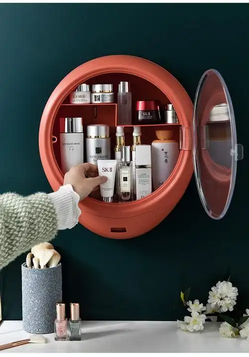 创意卫生间置物架壁挂浴室厕所洗手间化妆品架子盒洗漱台收纳架子三维