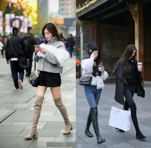 其实都市女性都会这样穿搭长靴