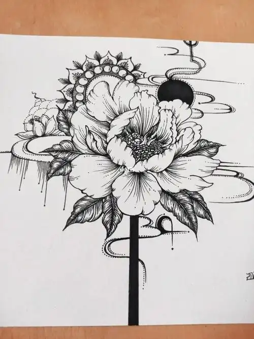 💫黑白装饰画|手帐