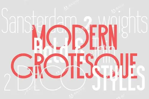 mac下载 mac软件 设计素材 字体下载 > 圆润英文字体sansterdam bold