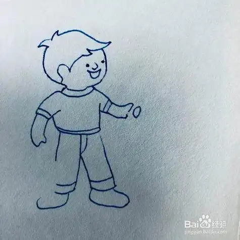 小学生的侧身简笔画男生动漫侧身全身图简笔画捡起垃圾的小女孩简笔画