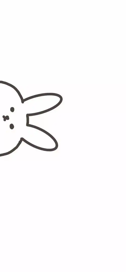 超简约干净的白底壁纸