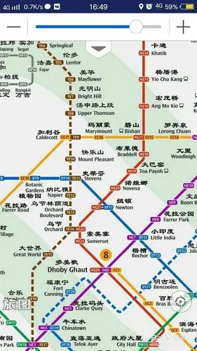 新加坡地图中文版