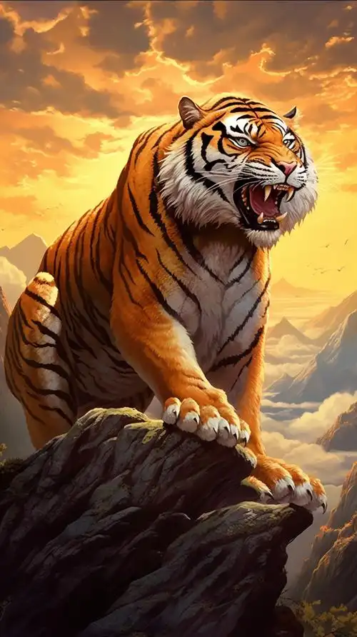 18张猛虎图虎视眈眈雄霸天下