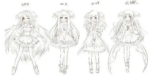 十二星座可爱简笔画的眼睛12星座动漫美少女图片12星座12星座卡通人物