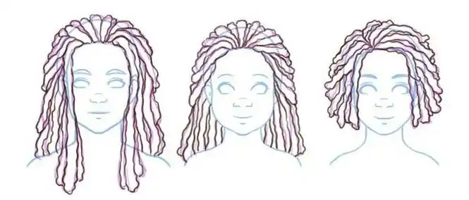 非洲人头发怎么画如何画出自然那画面太美我不敢看