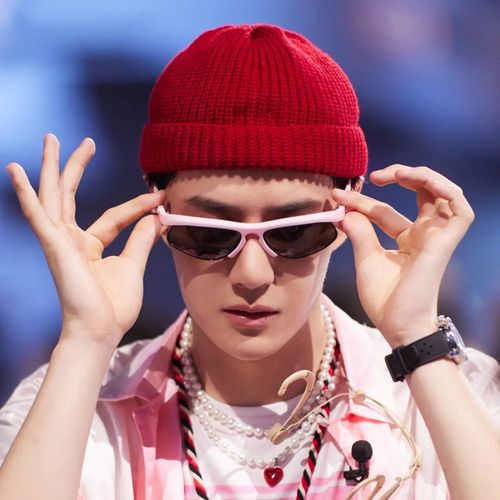 王一博同款帽子男夏款大头围潮流防晒遮阳双面黑色鱼夫女帽渔夫帽