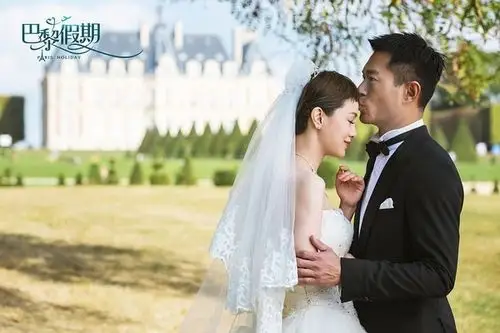 古天乐郭采洁巴黎定情一吻 完美假期配对成功