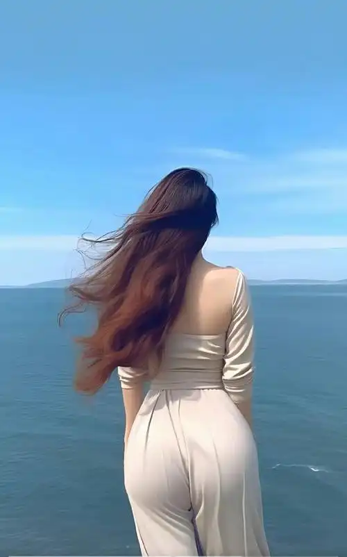 40岁女人背影的美