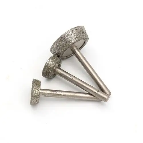 金刚砂磨棒金刚石磨头玉石磨针翡翠打磨横机用6柄梯形