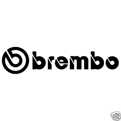 brembo brake caliper stickers decals x 8