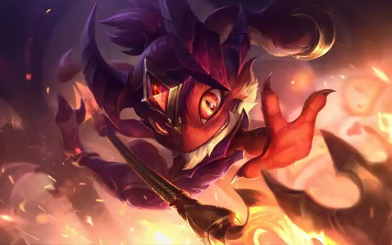 lol皮肤展示潮汐海灵菲兹小恶魔皮肤展示