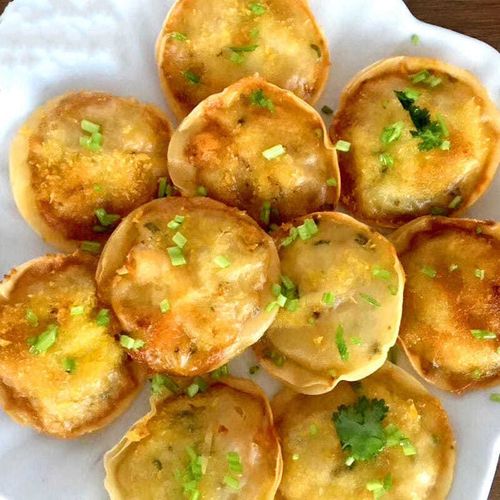 高善月亮虾饼鲜脆虾仁饼油炸美食小吃下午茶点心网红零食250g