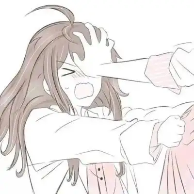 宠溺摸头情头._情侣头像_我要个性网