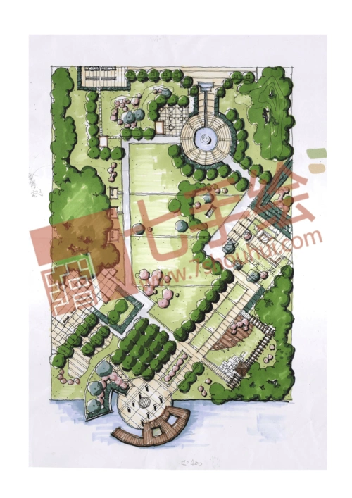 北京林业大学优秀景观快题作品