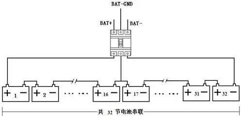 山特3c3ex20k的ups上面标称电压为正负192 v电池怎么接