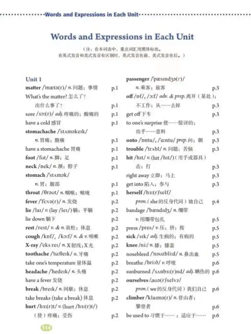 八下人教版英语单词表 快要寒假了呢!