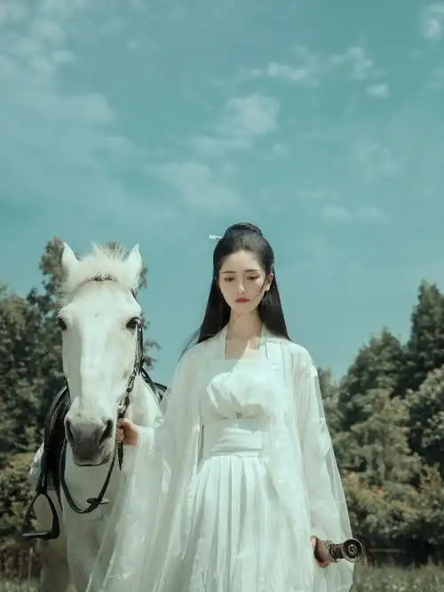 谁说骑白马的一定是王子汉服写真