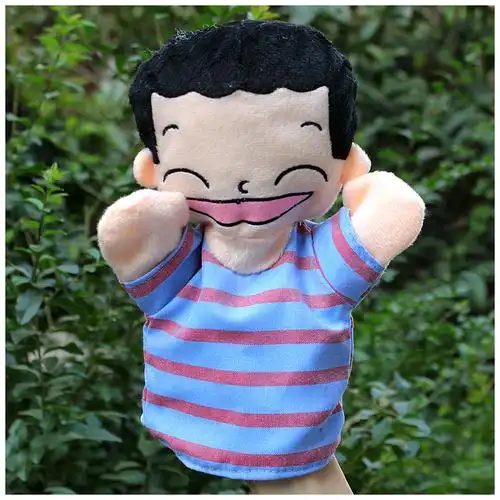 淘宝现货小额批发 家有儿女毛绒手偶玩具大号人物布绒手指玩偶