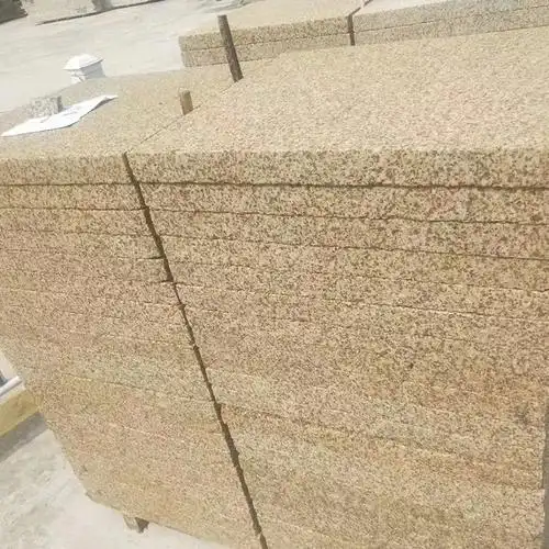 厂家供应黄金麻花岗岩黄金麻光面外墙干挂石材厂家