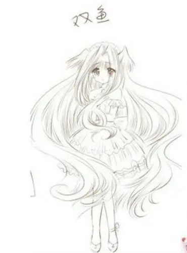 手绘版的十二星座少女 - 堆糖,美图壁纸兴趣社区