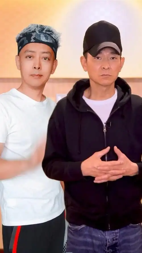 弘生与刘德华合拍,河南加油,郑州加油,下个作品提供本素材