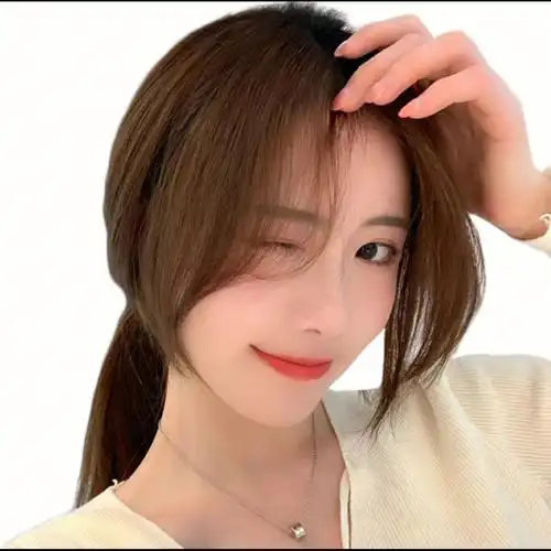 假发分享八字刘海