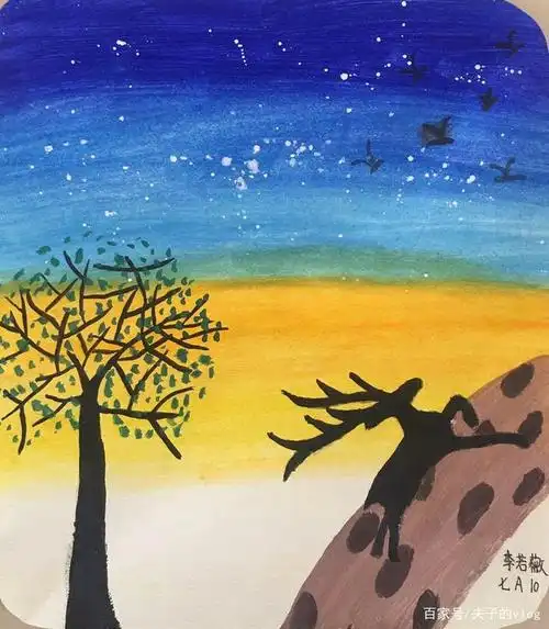 中学生作品:星空