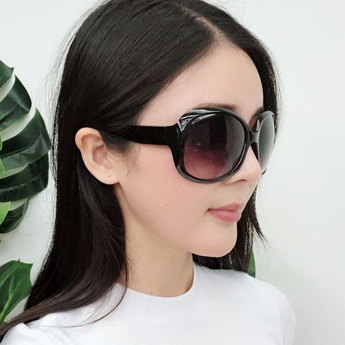 新款女太阳镜蛤蟆镜复古墨镜防紫外线大框修脸时尚个性百搭眼镜