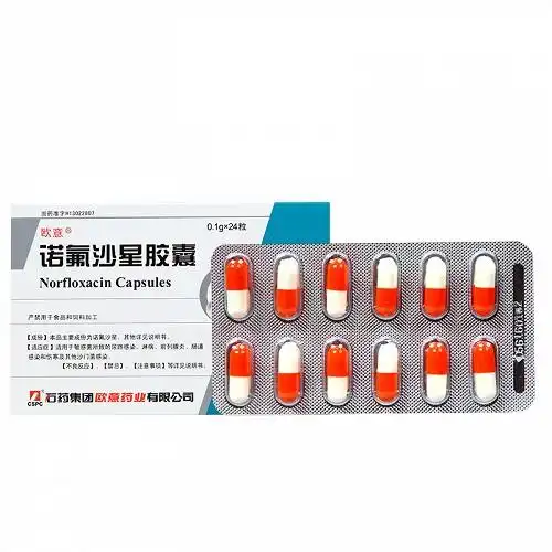 欧意诺氟沙星胶囊0.1g*24粒价格及说明书-功效与作用-亮健好药网