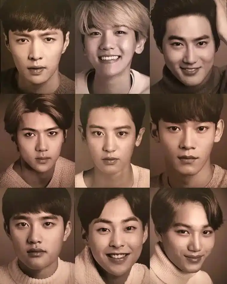 永远的九人 #exo出道11周年#exo - 抖音