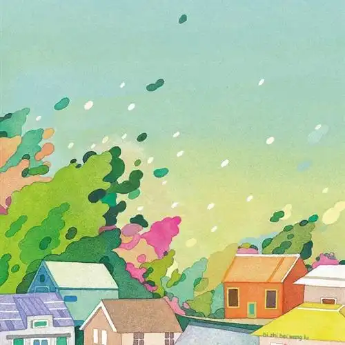 手绘动漫大自然风景头像图片 唯美风景动漫壁纸头像图片_风景头像_美