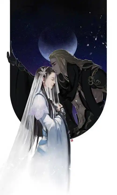 求几张古代男女吻脸颊的图片