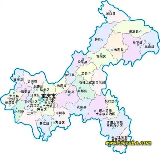 重庆旅游地图图片