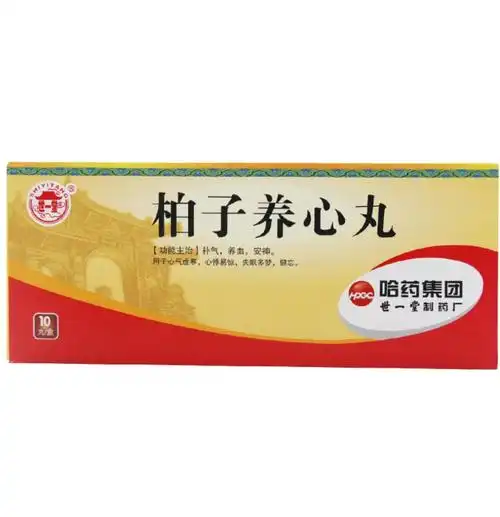 世一堂 柏子养心丸 9g*10丸补气养血安神心气湿寒失眠多梦健忘heb 1盒