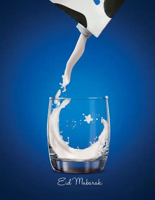 创意广告设计欣赏牛奶篇