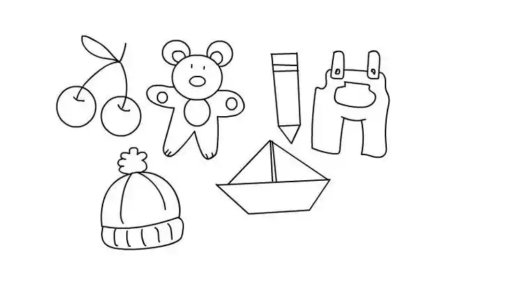 实用物品简笔画