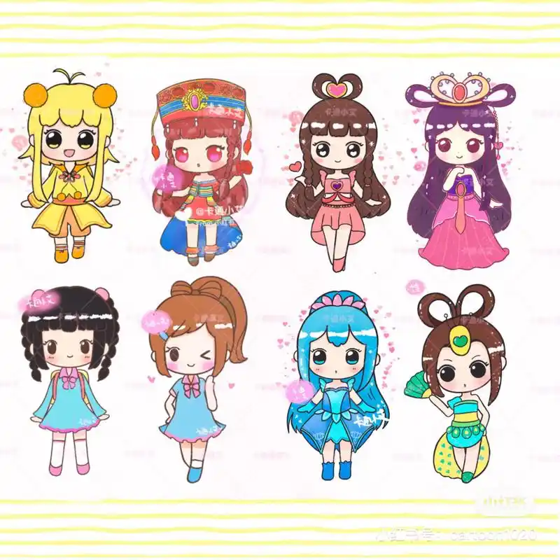 叶罗丽仙子卡通画合集 叶罗丽娃娃合集 叶罗丽简笔画 叶罗丽娃娃 萌萌