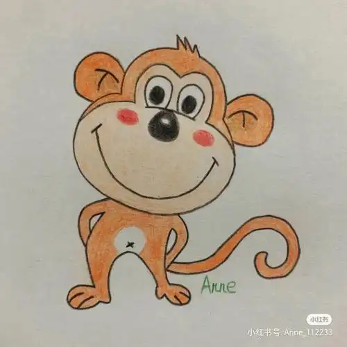 卡通画~小猴子~