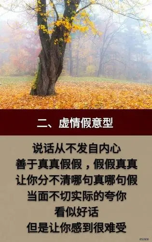 不交虚情假意之人