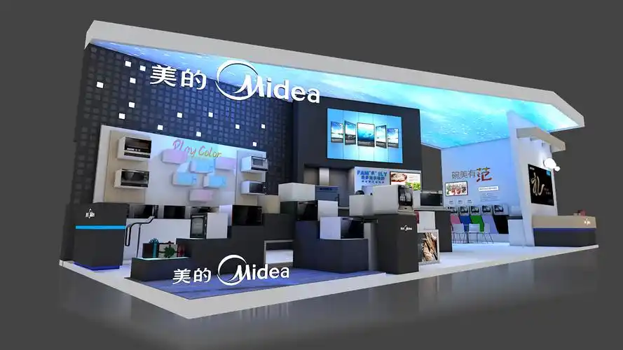 拥有大量的展会展台设计方案,展会模型效果图,展台现场照片,3d模型