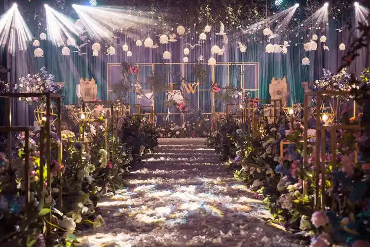 墨绿色西式婚礼-扬州美寻高端婚礼定制服务有限公司-wed114结婚网