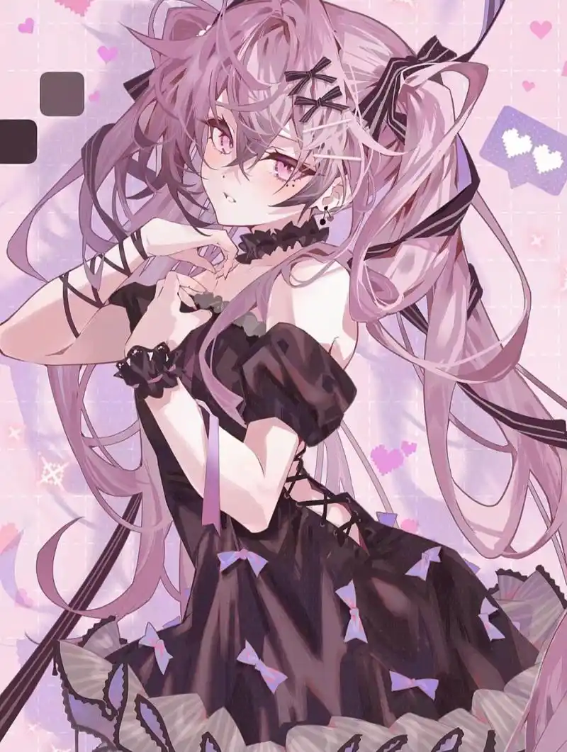 又甜又酷的双马尾少女[期待][期待]#二次元